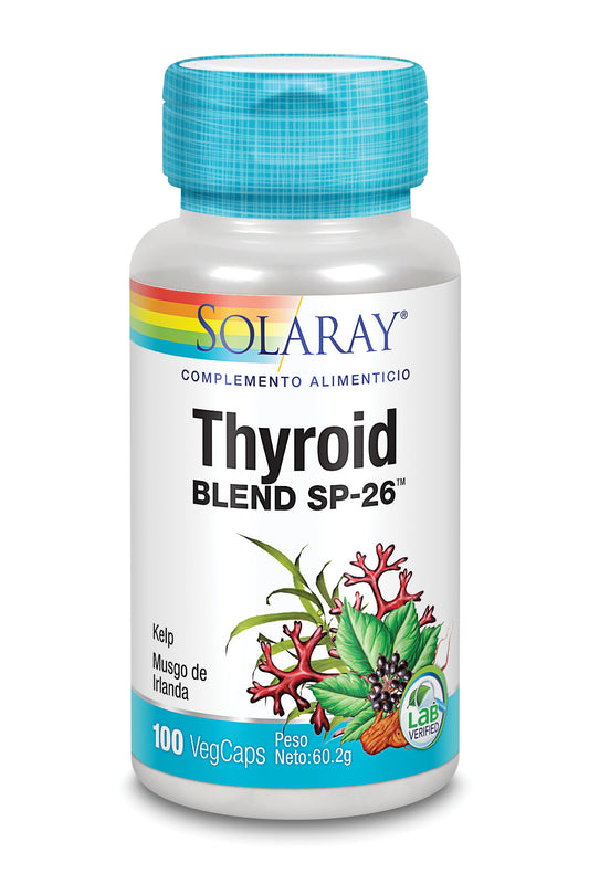 Solaray Mélange pour la thyroïde 100 gélules