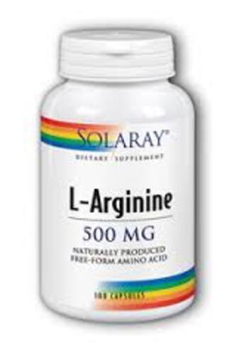 Solaray L Arginine 500 Mg 100 Capsulas