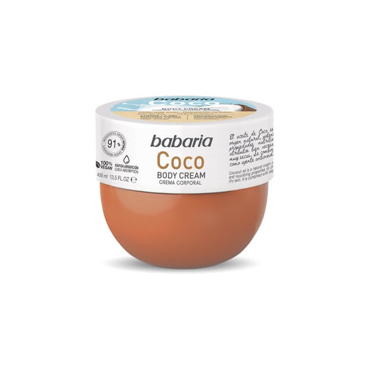 Crème corporelle à la noix de coco Babaria 400 ml