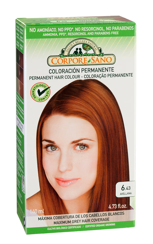 Corpore Tinte 6,43 Avellana 140ml Bio