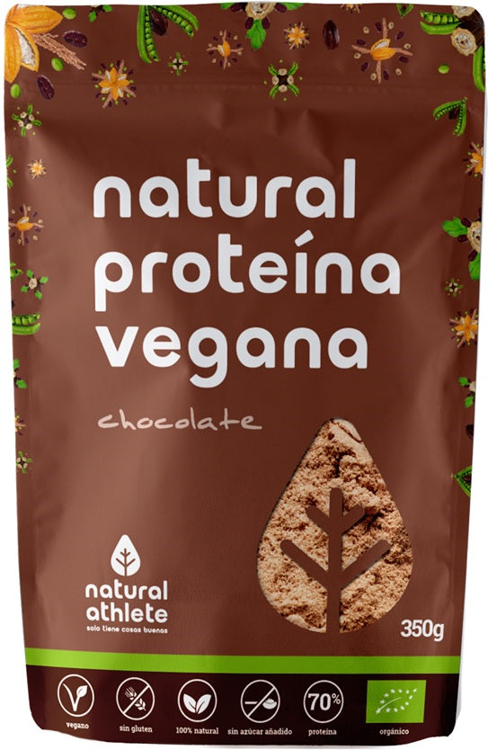 Natural Athlete Proteina Vegana Chocolate Bio 350g