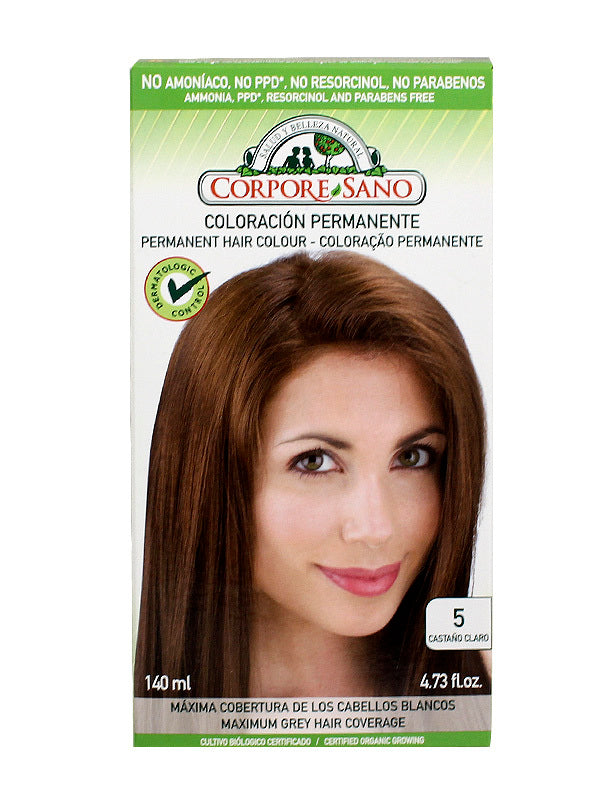 Corpore Sano Tinte Permanente N 5 Castao Claro 140ml