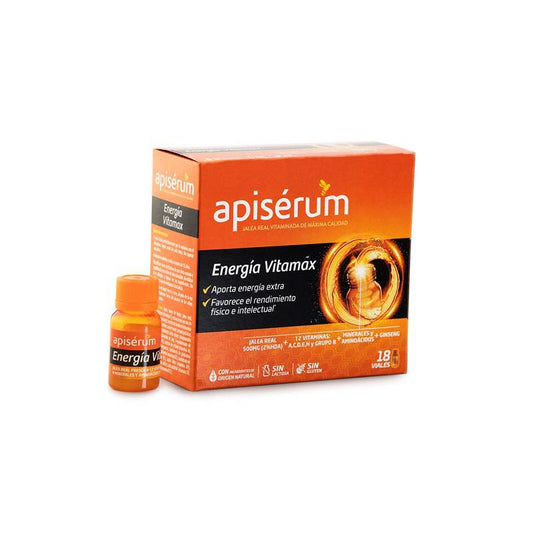Apisérum Apiserum Energy Vitamax 18 Ampoules