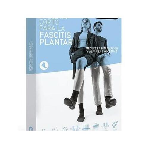 Calcetin Corto Fascitis Planta Negro Pequea Medilast