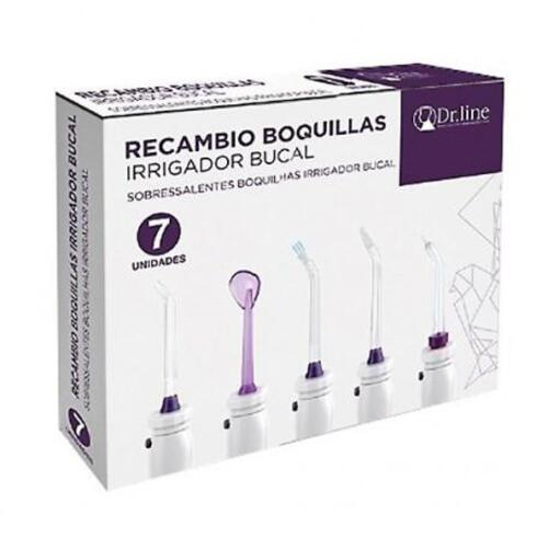 Dr. Line Dr Line Replacement Boquillas De Irrigador Bucal 7 Unidades Clarben