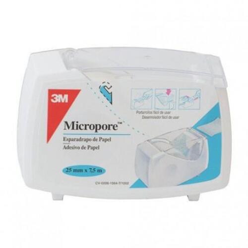 Hartmann Esparadrapo Micropore Blanc 7,5 x 2,5 cm 3 m