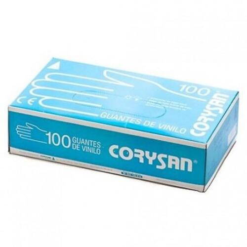 Guantes De Vinilo Talla Pequea 100 Unidades Corysan