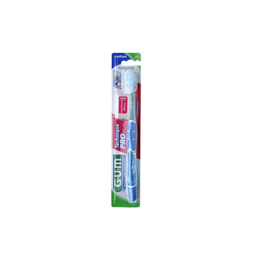 Brosse à dents compacte Sunstar Gum Medium Technique Pro