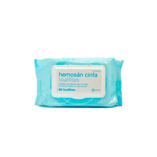 Cinfa Hemosán Toallitas 60 Units