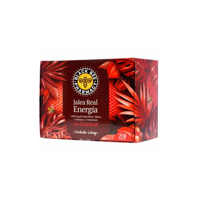 Black Bee Jalea Real Energía 20 Ampollas