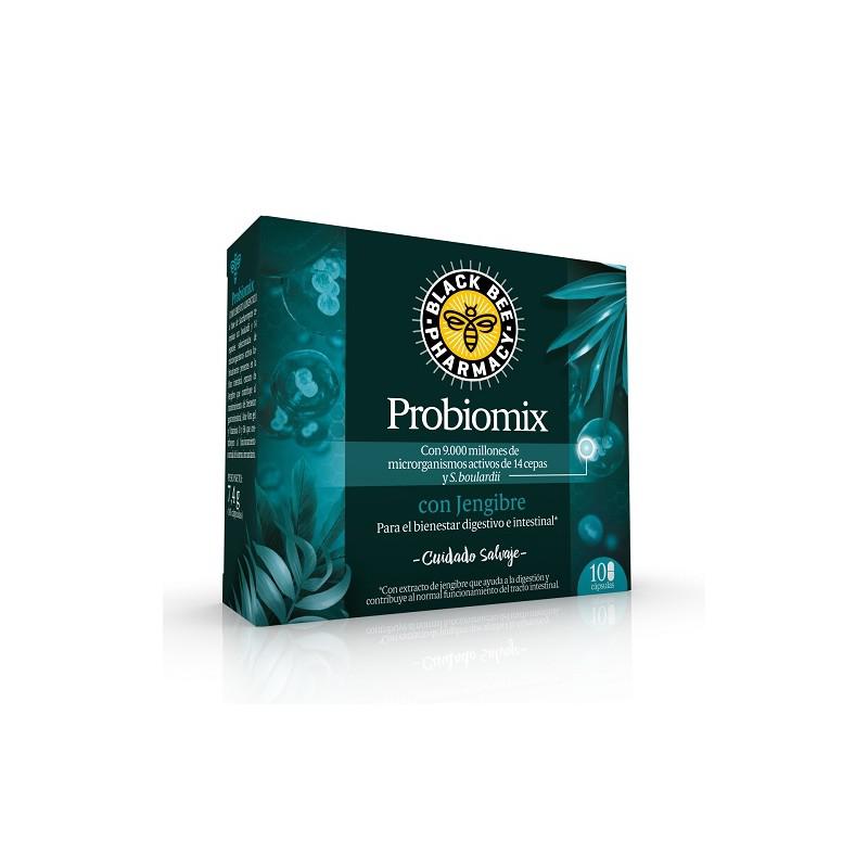 Black Bee Probiomix With Jengibre 10 Capsules
