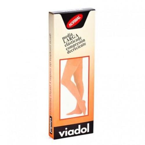 Media Viadol Larga De Compresión Normal Beige T5 Prim