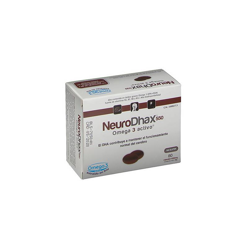 Epadhax Neurodhax Omega 3 550mg 80 Capsules