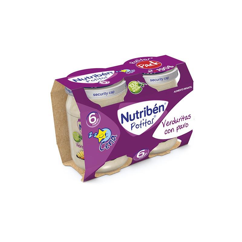 Nutriben Nutribén Potito Dinner Bipack Vegetables With Pavo 2x 190g