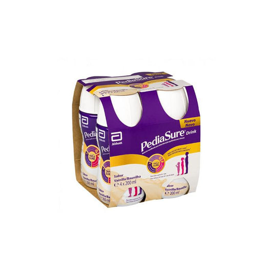 Boisson Pediasure Saveur Vanille 4 x 200 ml