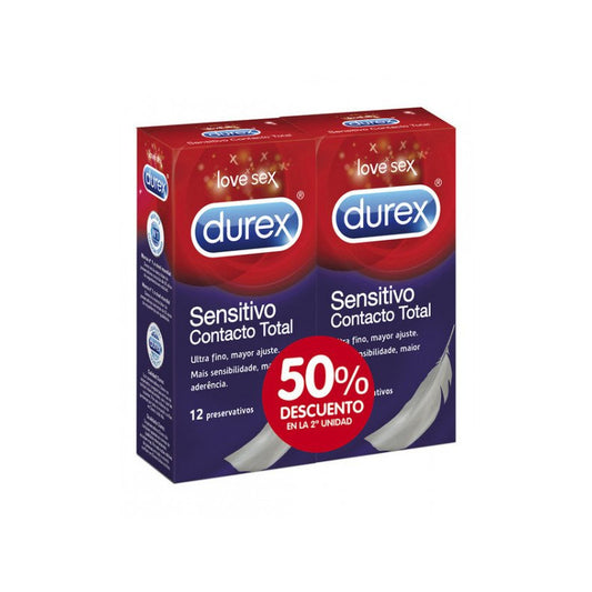 Durex Sensitive Contact Condoms 2x12Units