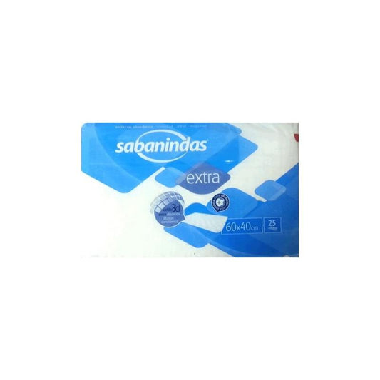 Sabanindas Protector Pequeo 60x40cm 25 Uds