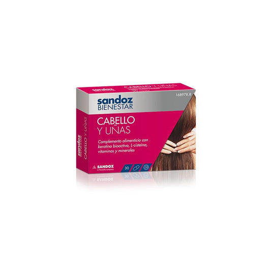 Sandoz Hair and Nails 30 Capsules
