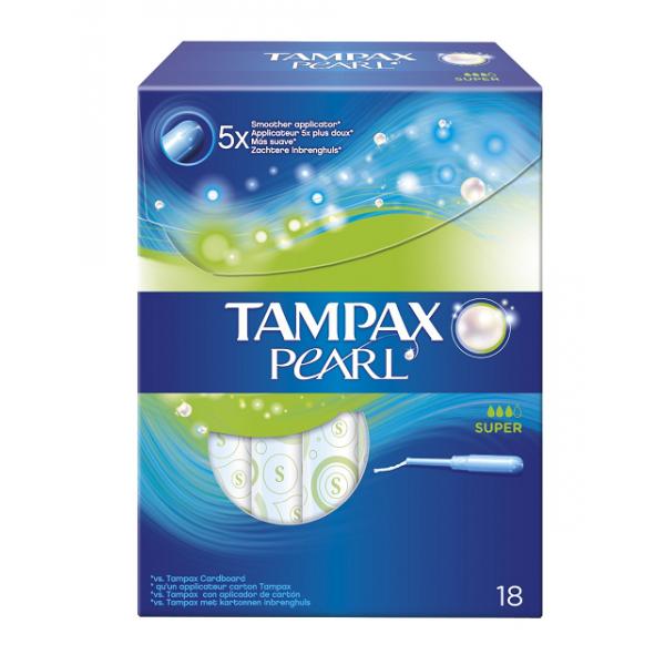 Tampax Pearl Super 18 Units