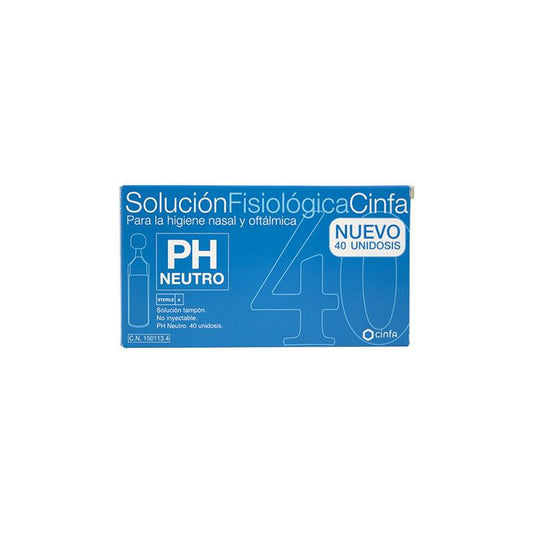 Cinfa Solución Fisiológica Para Hygiene Nasal 40 Unidosis