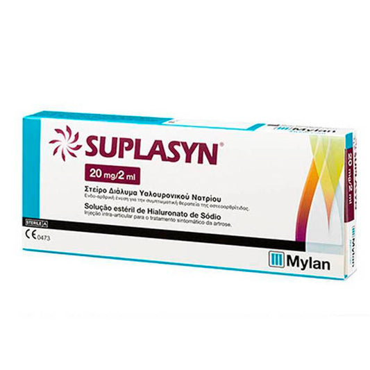 Seringue préremplie Suplasyn Hyaluronate de sodium 20 mg/2 ml