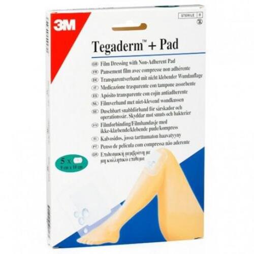 Tegaderm Pad Apósitos 9 X 10 Cm 5 Units 3m