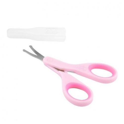 Chico Chicco Tijera De Seguridad Corta Uas Para Recién Nacido Color Rosa