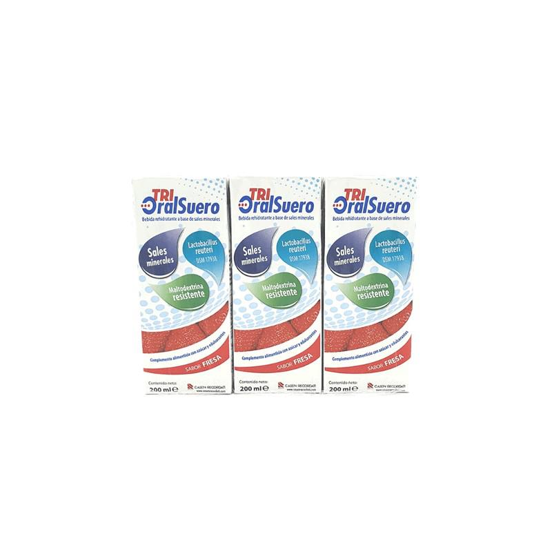 Bioral Trioralsuero Fresa Pack 3 Brick X 200ml