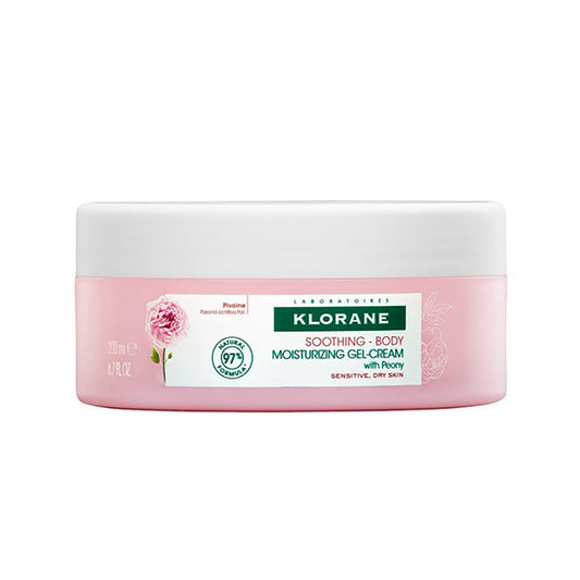 Klorane Peony Moisturizing Gel-Cream 200ml
