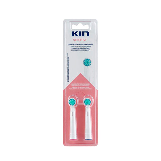 Brosse électrique Kin : 2 unités de rechange pour peaux sensibles