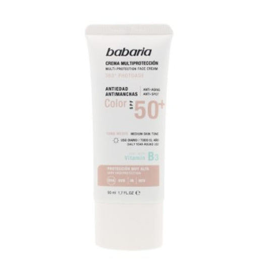 Crème solaire multiprotection anti-taches Babaria SPF50 50ml