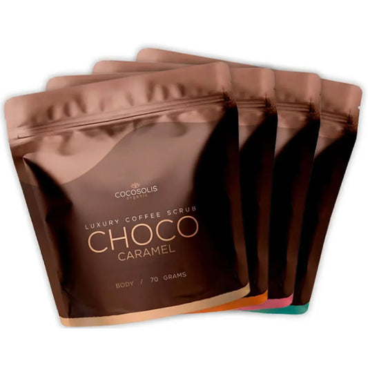 Coffret de gommage au café de luxe Cocosolis, 4 pièces