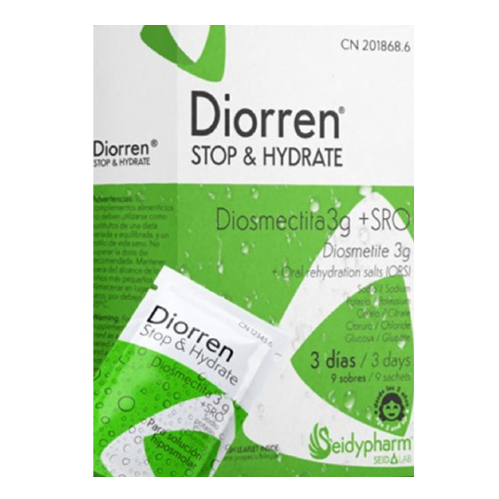 Diorren Stop &amp; Moisturise 9 Sachets