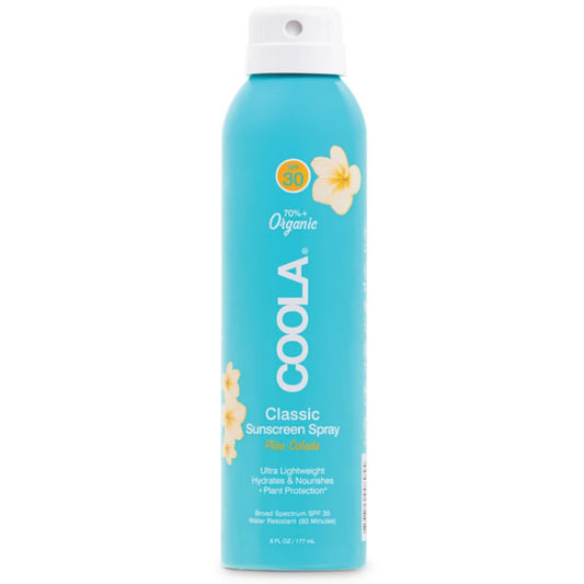 Coola Classic Body Organic Sunscreen Spray Spf30 Pia Colada 177ml