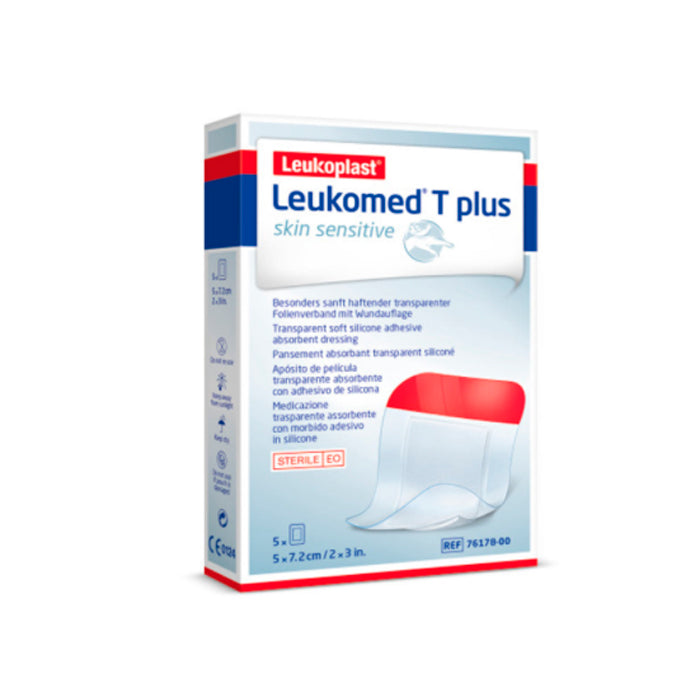Leukomed T Plus Skin Sensitive 5x7.2cm 5U