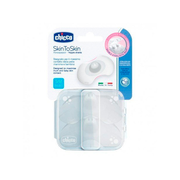 Chicco SkinToSkin Nipple Protector Silicone S-M 2U