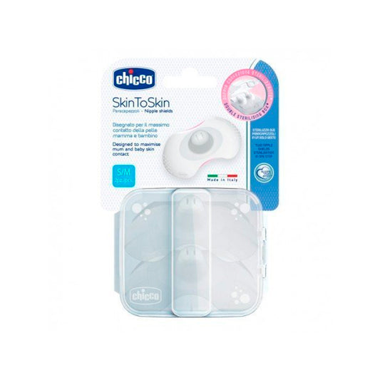 Chicco SkinToSkin Nipple Protector Silicone SM 2U