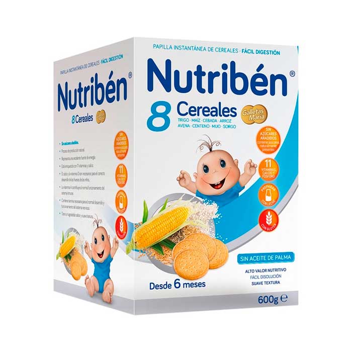 Nutribén 8 Cereals Maria Crackers 600g