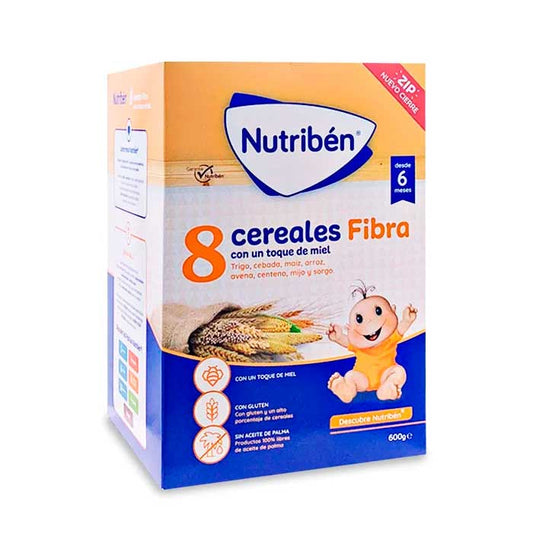 Nutribén 8 Cereals and Honey Fibre 600g
