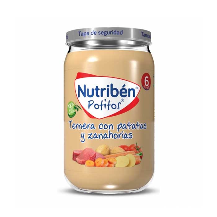 Nutribén Potito Beef, Potatoes and Carrot 235g