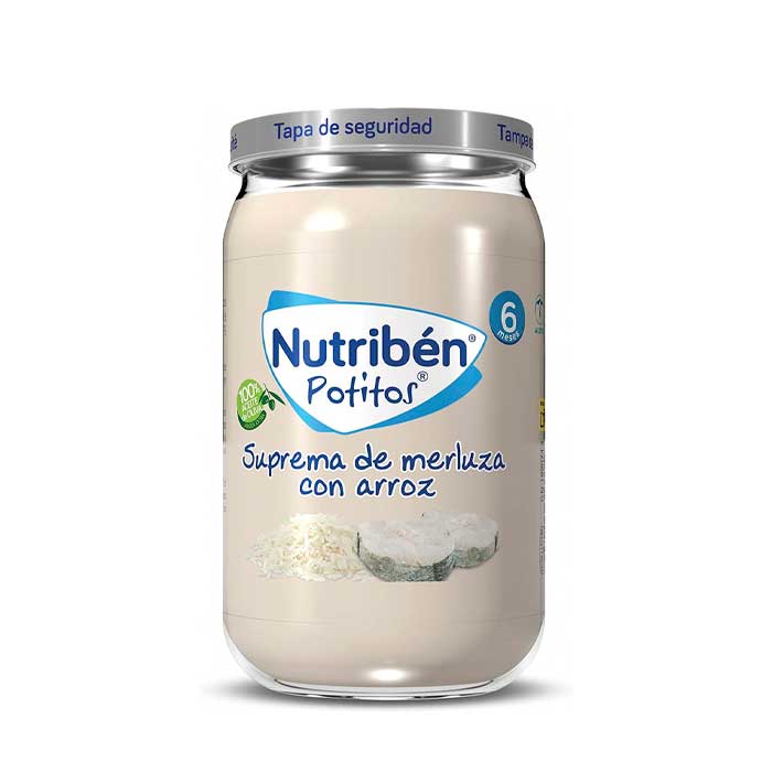 Nutribén Potito Suprema Hake and Rice 235g