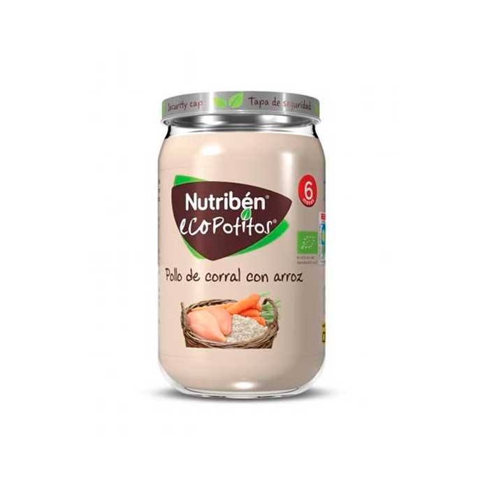 Nutribén Ecopotito Poulet fermier avec riz 235 g