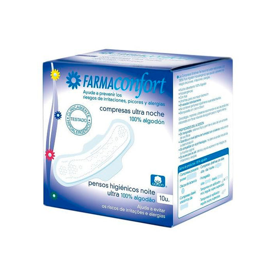 Farmaconfort Wings Night Pads 10U