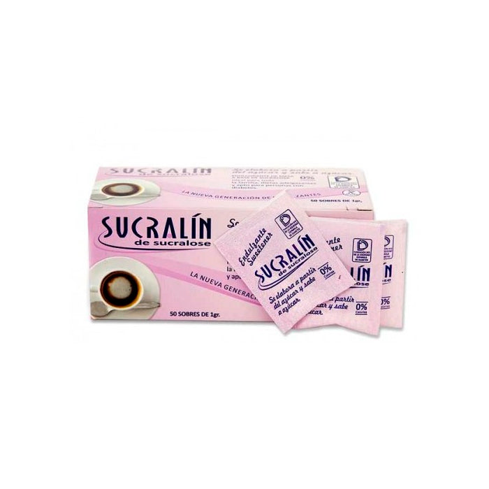 Sucralín De Sucralose Sweetener 50 Sachets