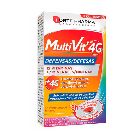 Forté Pharma Multivit 4G Defenses 30 Tablets