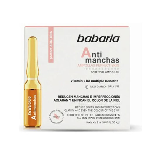 Ampoules anti-taches Babaria 5 x 2 ml