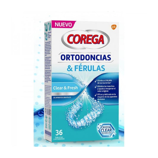 Corega Orthodontics &amp; Splints 36 Tablets
