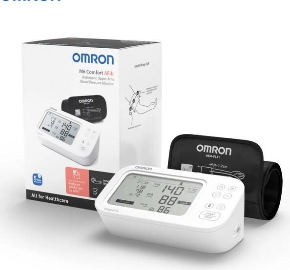 Omron M6 COMFORT AFIB Oberarm-Blutdruckmessgert (HEM-7380-E)