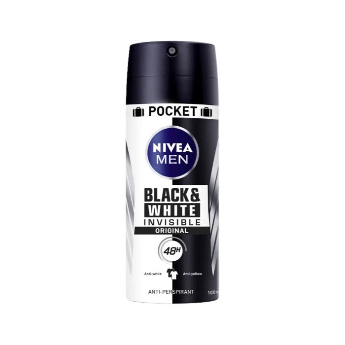 Déodorant spray Nivea Men Black &amp; White Invisible Original 100 ml