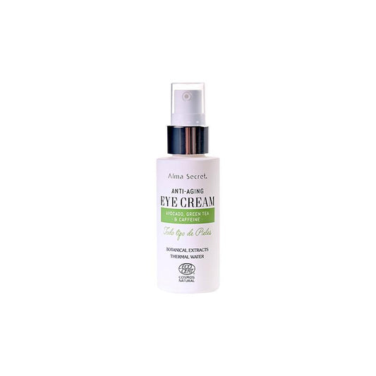 Alma Secret Anti-Aging Eye Cream with Avocado, Green Tea, and Botanical Caffeine